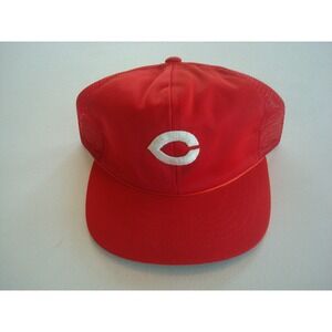 CINCINNATO REDS TWINS  TRUCKER  90S    SNAPBACK  HAT CAP VINTAGE EE4